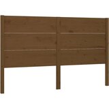  Uzglavlje smeđa boja meda 126 x 4 x 100 cm od masivne borovine | shoptok.hr