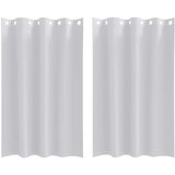  Zavjese za blackout s prstenovima 2 pcs Svijetlo Siva | shoptok.hr