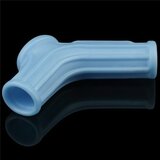  Ridge Knights plavi prsten za penis i skrotum sa vibracijom — TPE, 13,3 cm — LVTOY00663 Cene