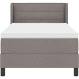  Boxspring krevet s madracem s madracem Sivo-smeđa 90 x 190 cm | shoptok.hr