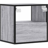  Zidni noćni ormarići 2 kom Sivi Sonoma 40x31x39,5 cm | shoptok.hr