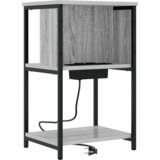  Noćni ormar 2 pcs Sivi hrast sonoma 38 x 31 x 61 cm | shoptok.hr