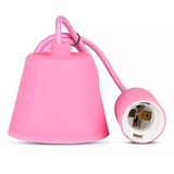  Luster na sajli 1xE27/60W/230V ružičasta | Eponuda.com