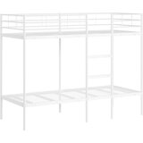vidaXL Dvoposteljna postelja brez vzmetnice Bela 80x200 cm jeklo | Shoptok.si