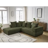 Bobochic Paris Zelena kotna sedežna garnitura iz šenilje (levi kot/v obliki črke L) Whesley – | Shoptok.si