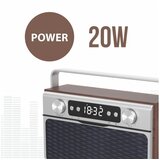Manta radio FM, budilica, sat, LCD, BT, USB, microSD, baterija, Ibiza RDI917PRO | shoptok.hr