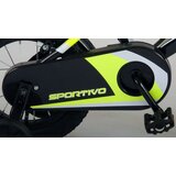 Volare Sportivo dječji bicikl 12" s dvije ručne kočnice crno-žuti | shoptok.hr