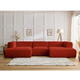 Bobochic Paris Opečnato oranžna kotna sedežna garnitura Zephyr – | Shoptok.si