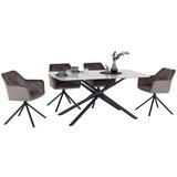 Mömax jedilna miza mailand, bela, 160 x 90 cm | Shoptok.si