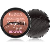 Eveline Cosmetics Brow & Go! stiling milo za obrvi odtenek Brown 25 g | Shoptok.si