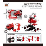  Set orodja za sestavljanje gasilskega vozila - rdeča | Shoptok.si