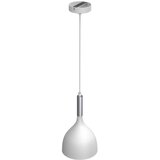  Luster na sajli NOAK 1xE27/15W/230V bela/hrom | Eponuda.com