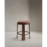 Kave Home Rjav/v temni naravni barvi barsko stol iz masivnega jesena (višina sedeža 65 cm) Granite – | Shoptok.si
