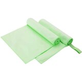 vidaXL Športne brisače 2 pcs Zelena 100 x 50 cm Poliester in poliamid | Shoptok.si