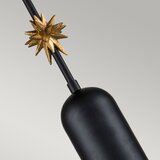 Elstead ETOILE-P-M-MB - Viseći luster ETOILE na sajli 1xE27/60W/230V prečnik 17,8 cm crna | Eponuda.com