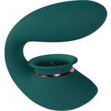 Shots Innovation Twitch 3 Rechargeable Vibrator & Suction Forest Green | shoptok.hr