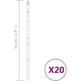  Meteorska svjetla 20 kom 30 cm šarena 480 LED žarulja | Eponuda.com