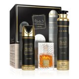 Lattafa Khamrah set Eau de Parfum 100 ml + sprej 200 ml + osvježivač 300 ml Cijene