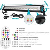 LINKE 2x 44 cm RGB LED stenska svetilka z daljincem - 42 W | Shoptok.si