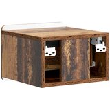  Noćni ormarić za montažu na zid Staro drvo 33 x 34,5 x 24 cm | shoptok.hr