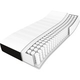  Madrac s džepičastim oprugama srednje tvrdoće crni 80 x 200 x 20 cm od tkanine | shoptok.hr