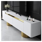 Hanah home tv polica bohem white gold