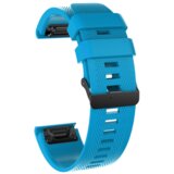  narukvica sporty za garmin fenix 3/5X/6X smart watch 26mm svetlo plava Cene