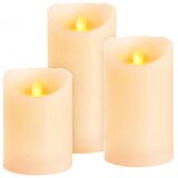  Set LED svijeća fi7,5x12,5cm fi7,5x15cm 3kom Cijene