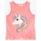 Koton Tassels Unicorn Printed Top Crew Neck Sleeveless | Shoptok.si