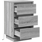  Noćni ormar s ladicama Siva 39 x 34,5 x 65 cm Konstruirano drvo | Eponuda.com