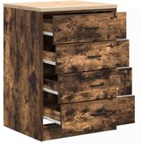 vidaXL Garažni ormar za odlaganje 60x51x85 cm masivne borovine | shoptok.hr