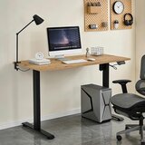Mömax Dvižna Miza Emil 3, Barva Hrasta, Črna, 120x72-118cm | Shoptok.si