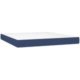  s oprugama i madracem plavi 160x200 cm od tkanine | shoptok.hr