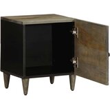 vidaXL Noćni ormarići 2 kom svijetlo sivi 40x33x46 cm Puno drvo Mango | shoptok.hr