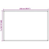  Tepih za šator 250 x 200 cm HDPE zeleni | shoptok.hr