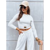 DStreet Women's set of wide trousers and crop top with long sleeves ASTRAL ALLURE light beige Cijene