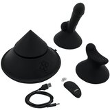 The Cowgirl Cone - pametna seks mašina s različitim dodacima (crna) | shoptok.hr