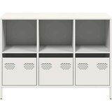  Komoda - Predalnik bela 101,5x39x73,5 cm hladno valjano jeklo, (21722108) | Shoptok.si