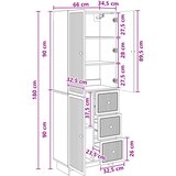  Set ormara 2 kom. Konstruirano drvo | shoptok.hr
