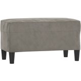 The Living Store Klop svetlo siva 70x35x41 cm žamet - Klop, (21494915) | Shoptok.si
