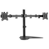 Equip 650123 nagibna namizna monitorska konzola, 17 "-32", 2 monitorja, črna | Shoptok.si