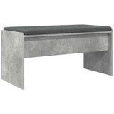  Haldna klop z blazino Betonsko siva 83 x 38 x 40 cm, (5000155674) | Shoptok.si