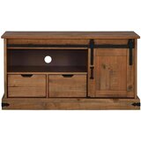 vidaXL TV ormarić HALDEN s kliznim vratima 110x40x60 cm puno drvo | shoptok.hr