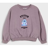 Sinsay Majica dugih rukava s okruglim izrezom Stitch | shoptok.hr