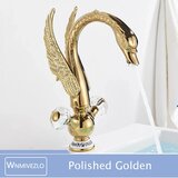 Wanmivezlo Kopalniška pipa, nadzor tople in hladne vode, kristalna ročica, zlata, (5000161446) | Shoptok.si