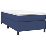  Okvir za krevet s oprugom plava 90x200cm od tkanine | shoptok.hr