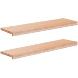 Step treads 2 kom. 90 x 25 x 2 cm Prirodna Čvrsto drvo bukve | shoptok.hr