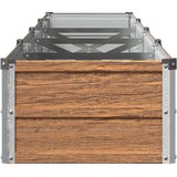  Povišeni vrtni krevet Drvena smeđa 320 x 40 x 24 cm | shoptok.hr