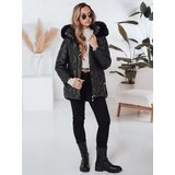 DStreet Kurtka damska zimowa LUMORE pikowana z kapturem khaki TY5011 | Shoptok.si