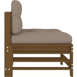  Srednja sofa od masivne borovine s jastucima boja meda | shoptok.hr
